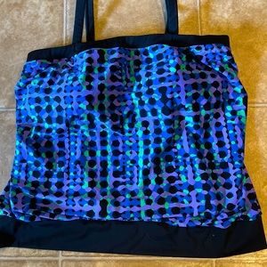 Women’s Plus Tankini Swimsuit Top Sz 24